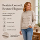 🔥SCONTO DEL 50%! 👚Giubbotto maglione casual da donna con doppie cerniere