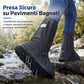 🌧️ Copristivali Impermeabili Alti da Pioggia 👢 Copriscarpe in PVC con Suola Antiscivolo 🛡️ Gambale 42cm e Strisce Riflettenti 🚶‍♂️ | per Moto, Bici e Pendolari 🚴 | Unisex 🥾