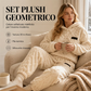 💥 METÀ PREZZO — SUPER OFFERTA! 🍂 Set Pigama in Pelliccia Confortevole con Stampa Geometrica 3D – Maglia Termica 3D Lock, Vestibilità Morbida Come una Nuvola ☁️ Caldo e Lussuoso per Casa, Tempo Libero e Appuntamenti 🏠 Rimani Caldo per Tutta l’Inverno 🔥