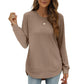 🍂Saldi autunnali: SCONTO DEL 50%🔥Maglie donna a maniche lunghe con fondo irregolare