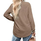🍂Saldi autunnali: SCONTO DEL 50%🔥Maglie donna a maniche lunghe con fondo irregolare